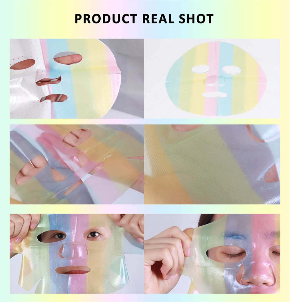 Rainbow facial mask