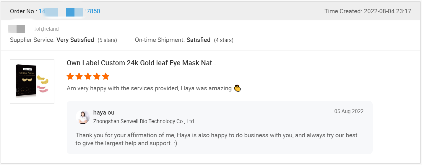 feedback of the crystal eye mask